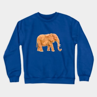 Elephant Lowpoly Crewneck Sweatshirt